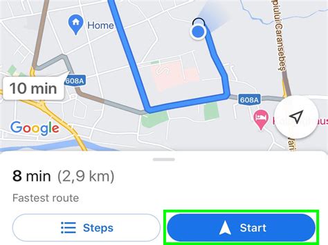 How do I change the route on Google Maps on Android phone?