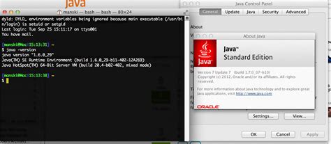 How do I check Java version on Mac terminal?