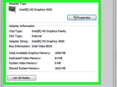 How do I check my GPU memory size?