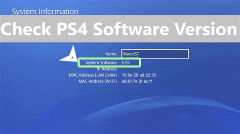 How do I check my PS4 firmware?