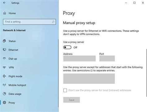 How do I check my Proxy settings?