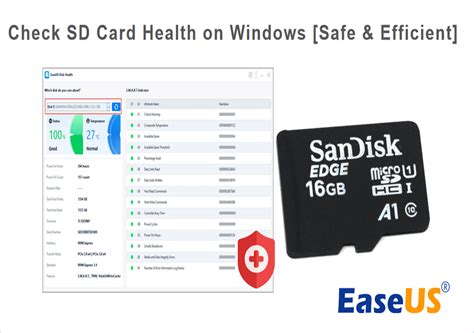 How do I check my SD card health?