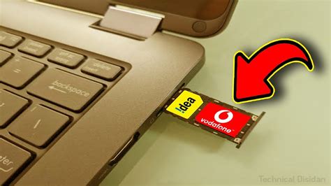 How do I check my SIM card on my laptop?