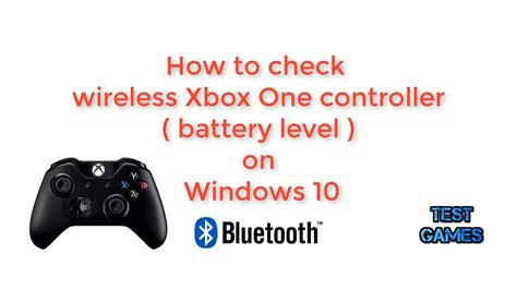 How do I check my Xbox controller battery on my PC?