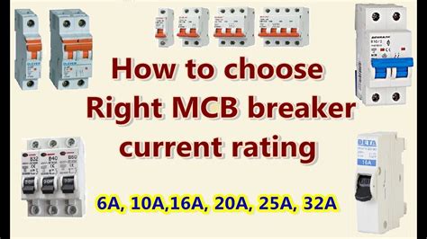 How do I choose a 3 phase breaker?