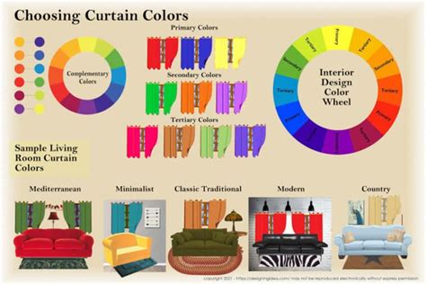 How do I choose a curtain color?