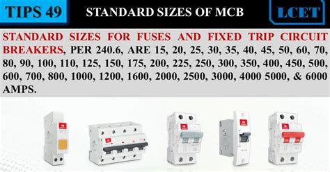 How do I choose my current MCB rating?