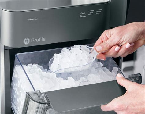 How do I clean my GE countertop ice maker?