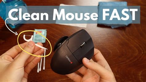 How do I clean my Logitech optical mouse?