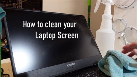 How do I clean my laptop screen without removing anti-glare?