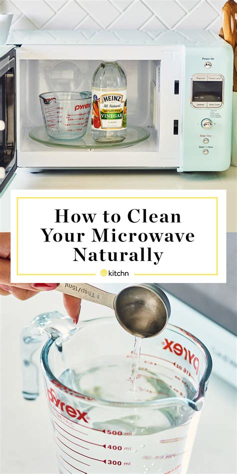 How do I clean my microwave with vinegar and baking soda?