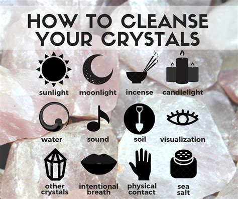 How do I cleanse my crystals?