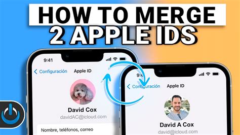 How do I combine two Apple IDs?