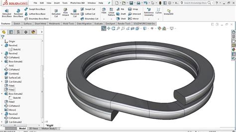 How do I combine two curves in Solidworks?