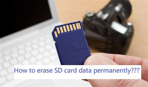 How do I completely clear my SD card?