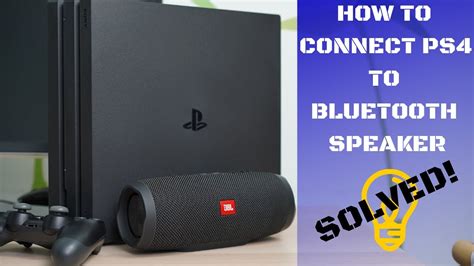 How do I connect my JBL speaker to my PS4?