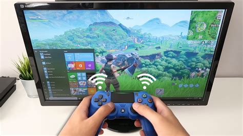 How do I connect my PS4 controller to my PC fortnite?