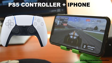 How do I connect my PS5 controller to my iPhone?