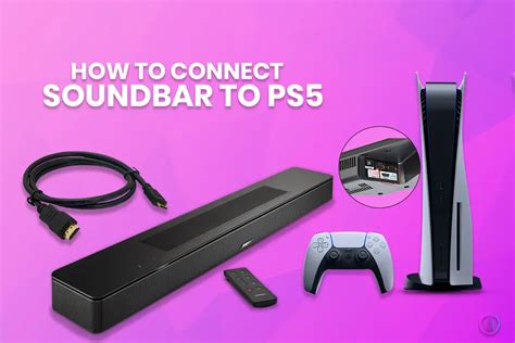 How do I connect my PS5 to my soundbar and monitor?