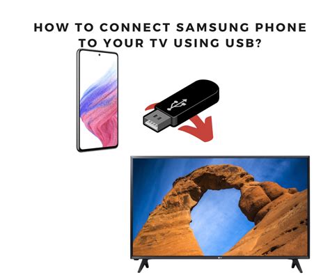 How do I connect my Samsung phone to my TV via USB?