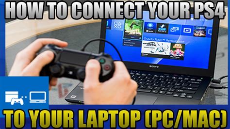 How do I connect my gaming console to my laptop?