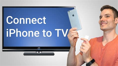 How do I connect my iPhone to my TV for YouTube?