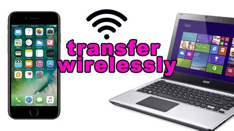 How do I connect my iPhone to my Windows computer wirelessly?