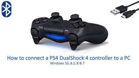 How do I connect my ps4 controller to my PC via USB?