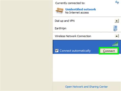 How do I connect to a wireless network on Windows XP?