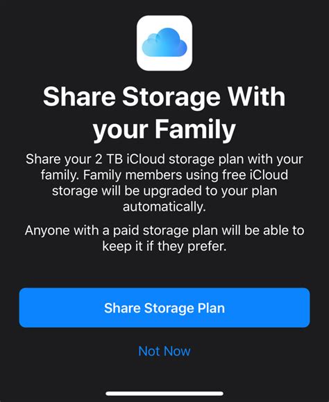 How do I connect to family storage?