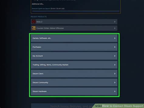 How do I contact Steam support directly?