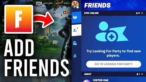 How do I control friends on Fortnite?