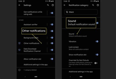 How do I control notification sounds on Android?