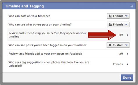 How do I control who sees my Tagged photos on Facebook?