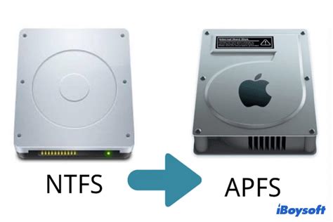 How do I convert NTFS to APFS in Windows?