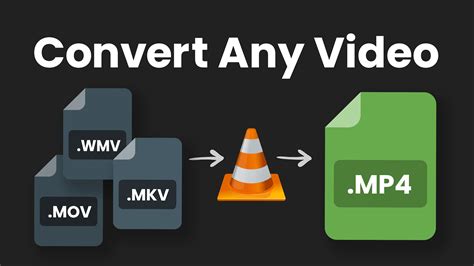 How do I convert VLC to mp4?