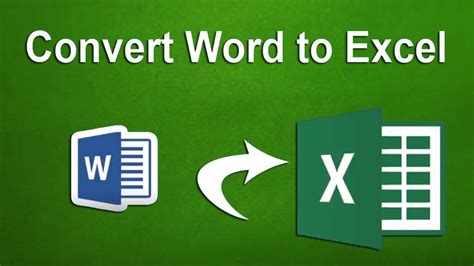 How do I convert Word to Excel online?