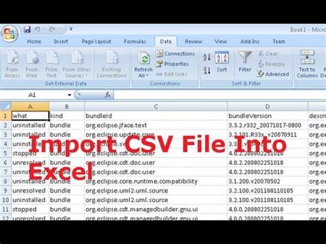 How do I convert a CSV file to text in Excel?