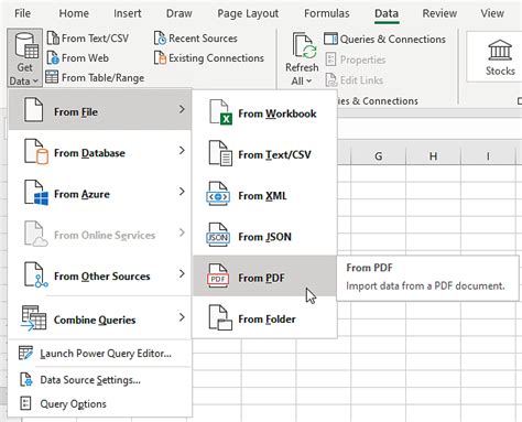 How do I convert a File to an Excel spreadsheet?