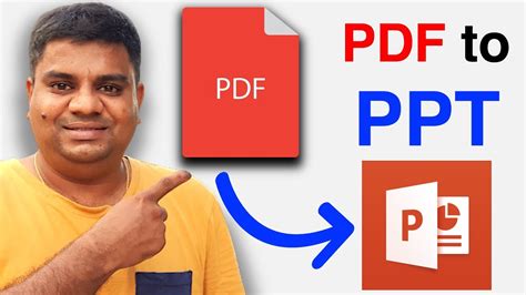 How do I convert a PDF to PPT without software?