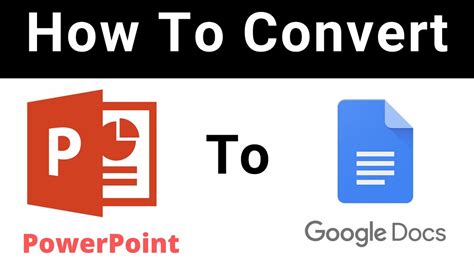 How do I convert a PowerPoint to a Google Doc?