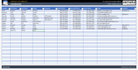 How do I convert an Excel spreadsheet to contacts?