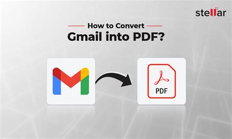 How do I convert an email to PDF in Gmail?