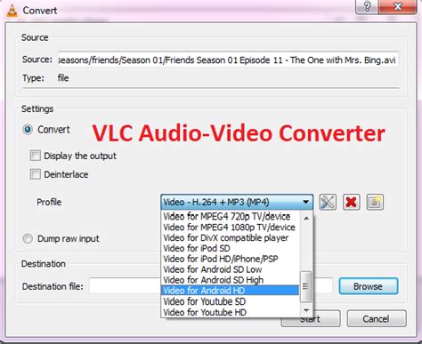 How do I convert audio to MP3 in VLC?