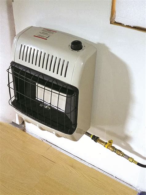 How do I convert my natural gas heater to propane?