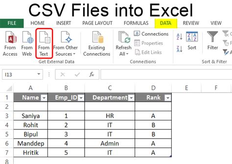 How do I convert text to CSV in Excel?