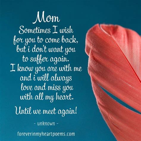 How do I cope with missing my mum?