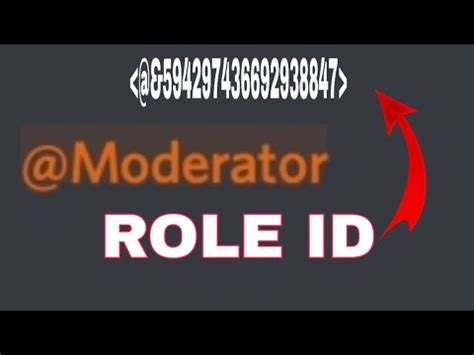 How do I copy a role ID?