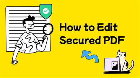 How do I copy and edit a secured PDF?
