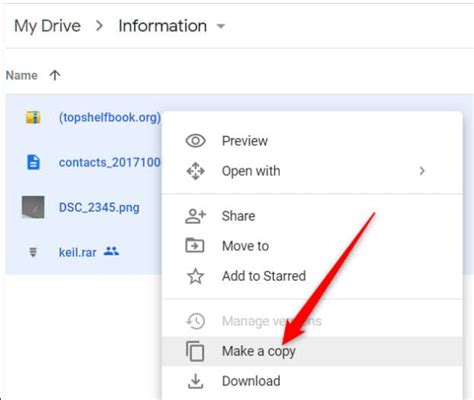 How do I copy and paste a picture from Google Drive?